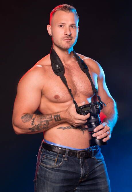 Nasty buddies Austin Wolf, Gabriel Cross and Alexander Volkov have threesome anal sex