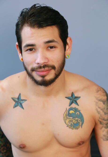 Nasty guys Marc Williams, Draven Torres and Max Chevalier in hot interracial groupsex