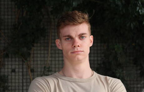 Muscular Brock Banner wanking outdoor