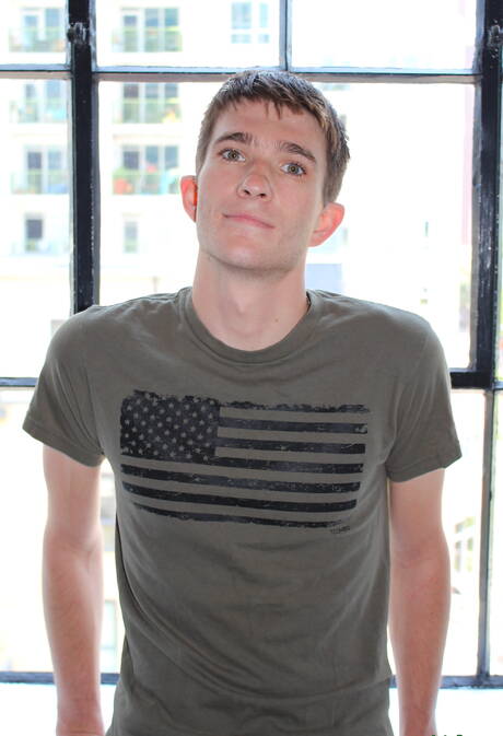 Young boy Connor C having a pleasure outdoor