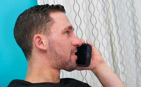 American hunky guy James Hamilton and young boy Liam Troy drilling an ass with fisting