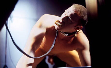 BDSM orgy in latex and uniform with Matt, Anthony, Kyle, Dean