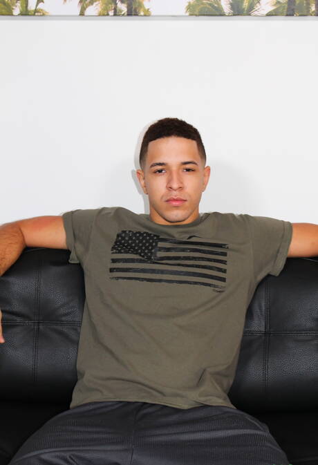 Strongman Diego teasing his dick outdoor