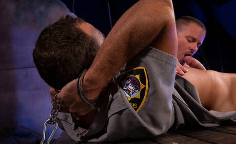 Famous americans, well-built Max Cameron and beefcake Kirk Cummings have a hot couple scene