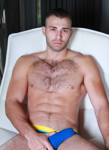 Nice american buddies hairy stud Jarec Wentworth and husky guy Brandon Moore in hot ass fuck action