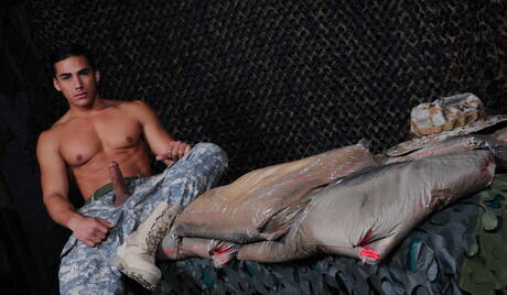 Hot Jaxton Wheeler, Tom Faulk and Topher Di Maggio drilling an ass