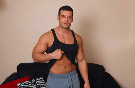 Cuban bull Marcus Ruhl and american hunky guy Danny Palick have a good sex