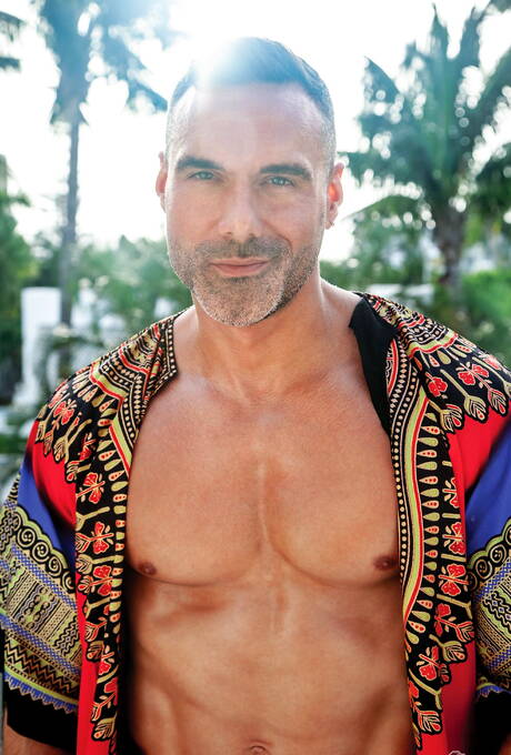 Canadian beefcake Manuel Skye and american well-built Roman Todd banged each other in the pool