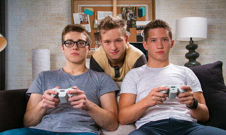 Gay Threesome Pics