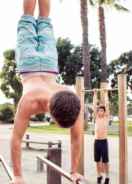 Two american guys twink Evan Parker and superstud Logan Cross have a good anal sex in kitchen