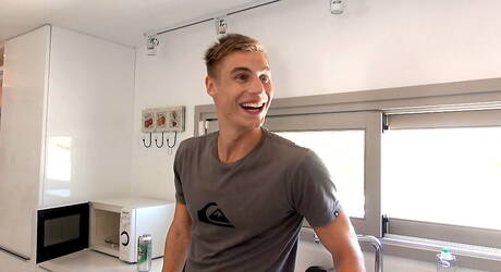 Young gays Helmut Huxley and Torsten Ullman loves sucking and anal sex