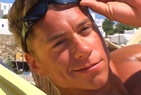 Hot czech guys hunky guy Tommy Hansen and muscular Brandon Manilow sucking and screwing each other at pool