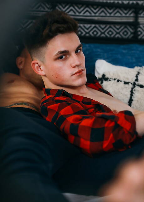 Nice american buddies hunk Austin Wolf and hot twink Avery Jones fuck after dick sucking and fisted