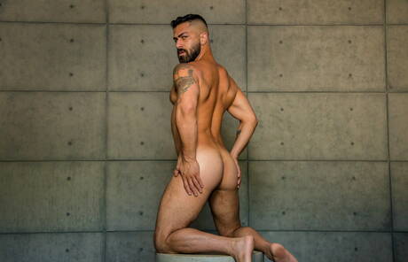 Nice american guys otter Adam Ramzi and gay bear Jake Nicola in cock sucking scene