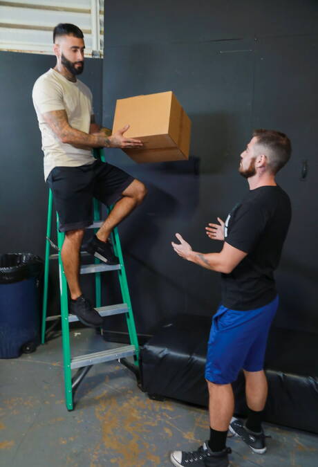 Puerto rican well-built Rikk York and  Jack Winters have a hot couple scene