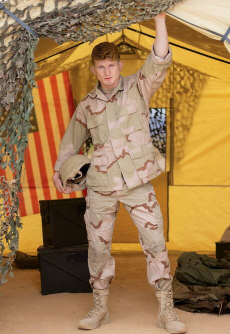 American superstud Dalton Riley and canadian strongman Max Lorde fuck after dick sucking