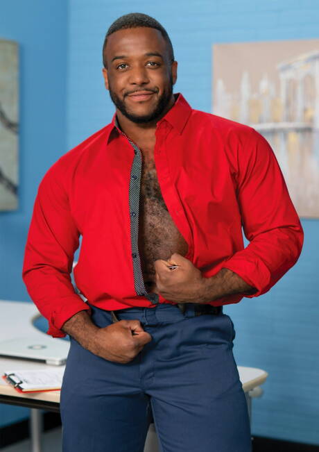 Sexy guys Micah Martinez, Johnny B and Nathan Daniels have a hot interracial 3some sex with fisting