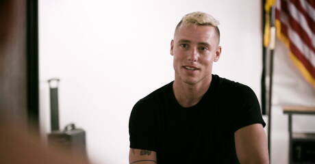 Hot american boys beefcake Elliot Finn and superstud Justin Matthews have a hot couple scene outdoor