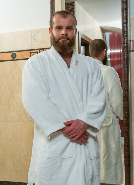 Horny friends Sarah Key, Thomas Friedl and John Barber love bisexual pleasure