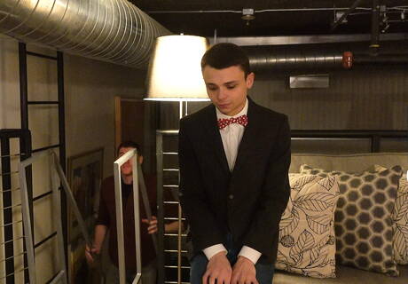 Hot american guys beefy Legrand Wolf and pretty boy Austin Young in hot homosexual action