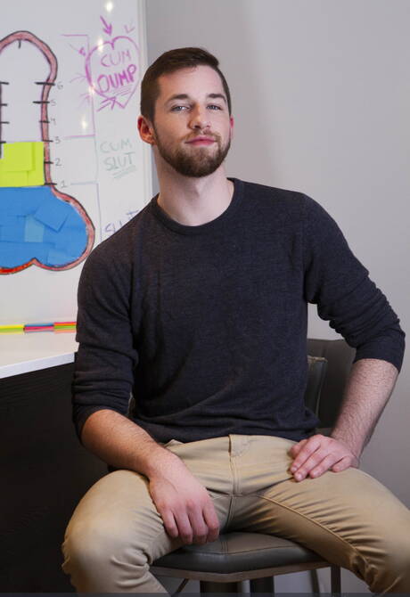 Ace Quinn, Alex Mecum, Jeremy London, Thyle Knoxx having fun together