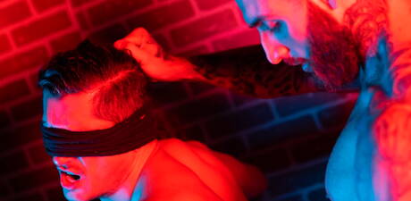 American hunk Rocky Vallarta and canadian muscular Tony Dangelo have a hot couple scene