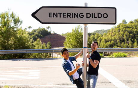 Tattooed mature Andy Star , JJ Knight , Ken Summers , Lukas Daken have hot sex outdoors