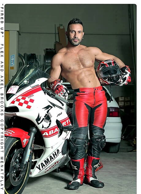 Gorgeous guy Axel Brooks and sensual guy Flex have a hot sex