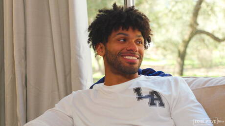 American tough guy Nico Coopa and hunky guy Tony Genius make an interracial love