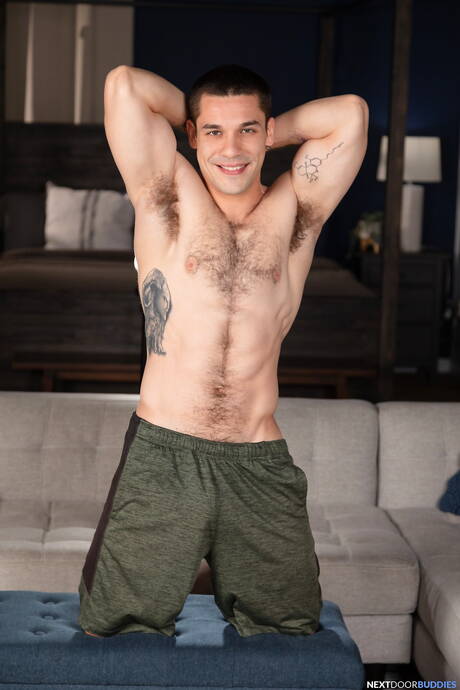 American otter Andrew Miller and tough guy Alessandro Drago in hot anal sex