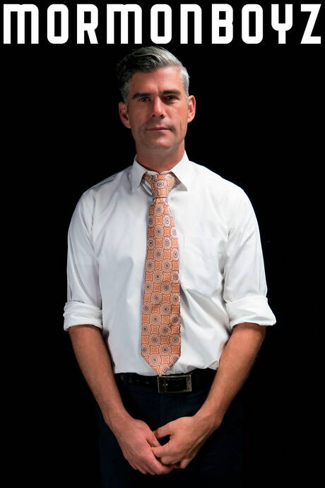 Hot buddies Elder Dobrovnik, Max Sargent and President Oaks have a threesome pleasure