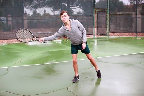 American young dude Blake Stone and cuban stud Mario Costa in hot ass fuck action outdoor