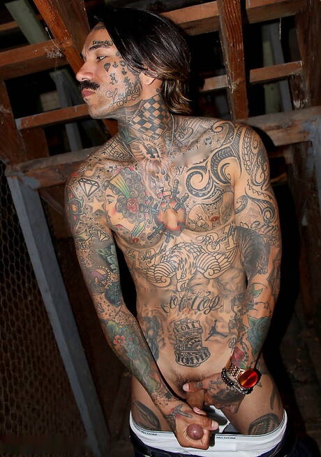 Sexy guys B Nefarious, Thrasher and Rave sucking and fucking each other