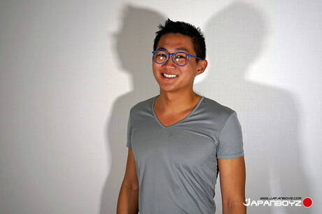 Asian young Yusaku and asian tough guy Ray Dexter fuck ass after blowjob