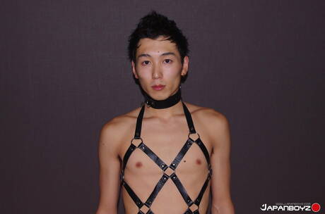 Asian hot twink Fuji and oriental young Manabu 2 posing naked