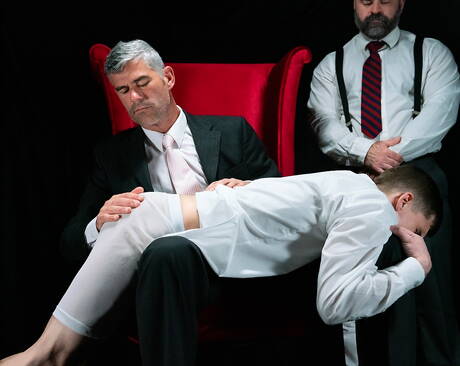 Sexy Bishop Angus, Marcus Ryan and President Oaks sucking and screwing each other