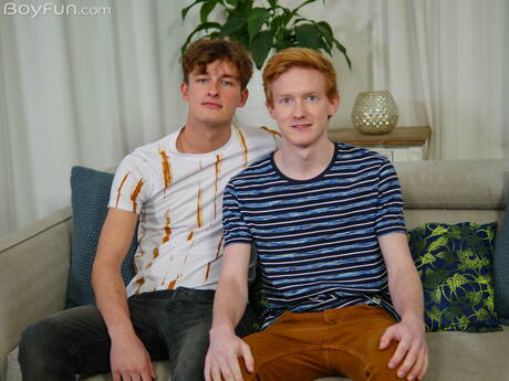 Pretty boy Dominic Easton and hot twink Tom Malone sucking and screwing each other